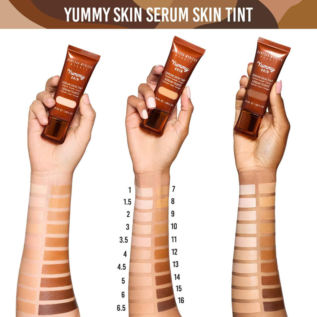 Danessa Myricks Beauty  Yummy Skin Soothing Serum Skin Tint Foundation with Peptides + Ceramides