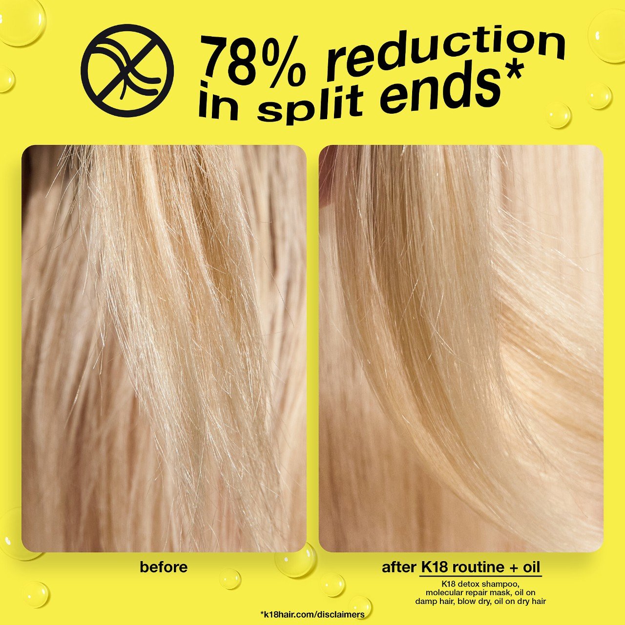 K18 Biomimetic Hairscience Molecular Repair Hair Oil