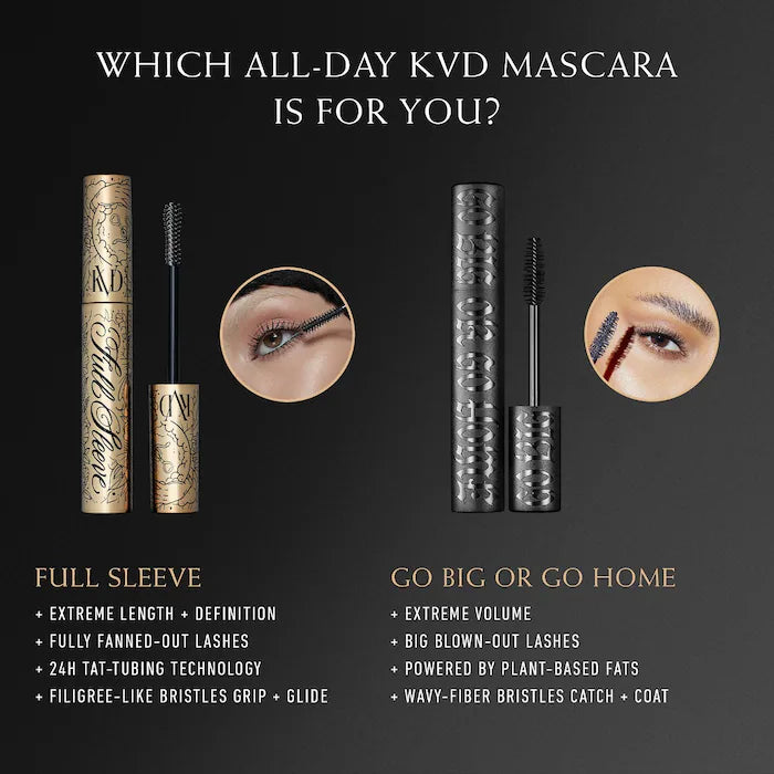 KVD Beauty  Full Sleeve Long + Defined Tubing Mascara