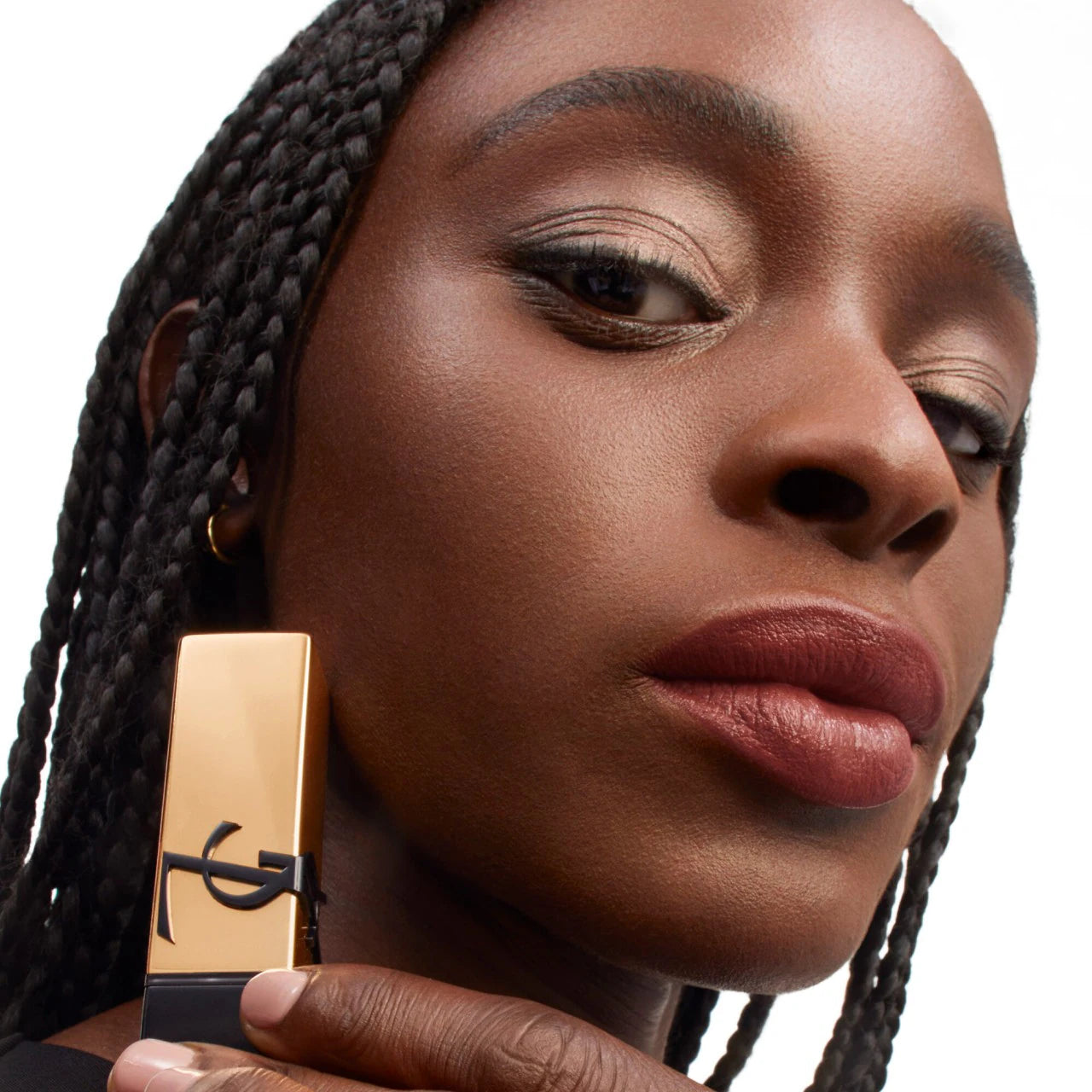 Yves Saint Laurent  Rouge Pur Couture Caring Satin Lipstick with Ceramides Deluxe mini