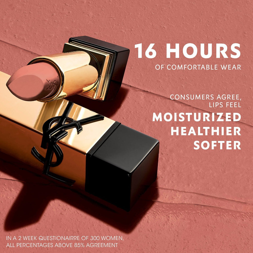 Yves Saint Laurent  Rouge Pur Couture Caring Satin Lipstick with Ceramides Deluxe mini