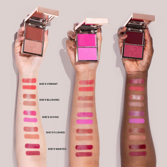 PATRICK TA Major Headlines Double-Take Crème & Powder Blush Duo