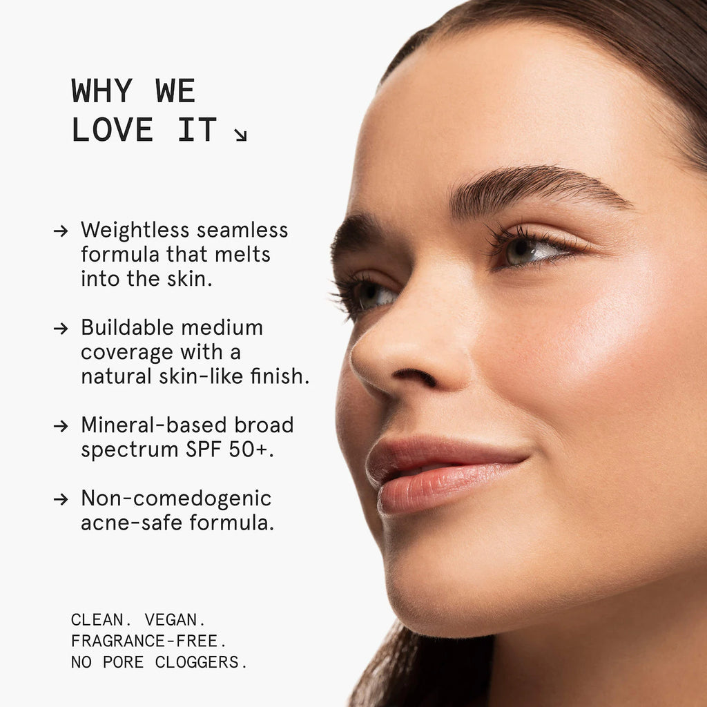 ciele  tint & PROTECT medium coverage serum foundation with SPF 50+ Color: 07 | Tan - tan