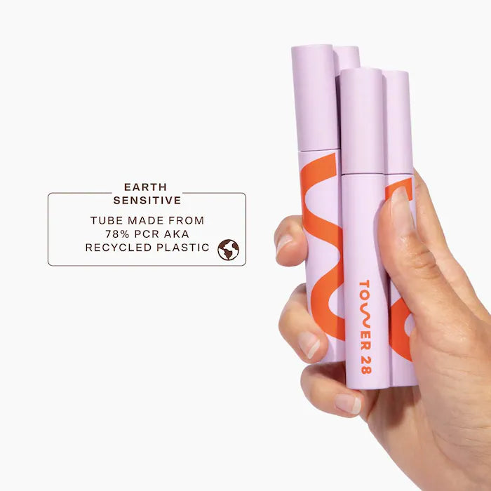 Tower 28 Beauty MakeWaves Lengthening + Volumizing Mascara Drift - rich espresso brown