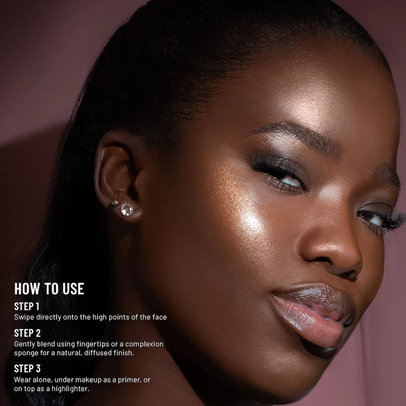 LYS Beauty  Aim High Cream Highlighter Stick Brave - champagne