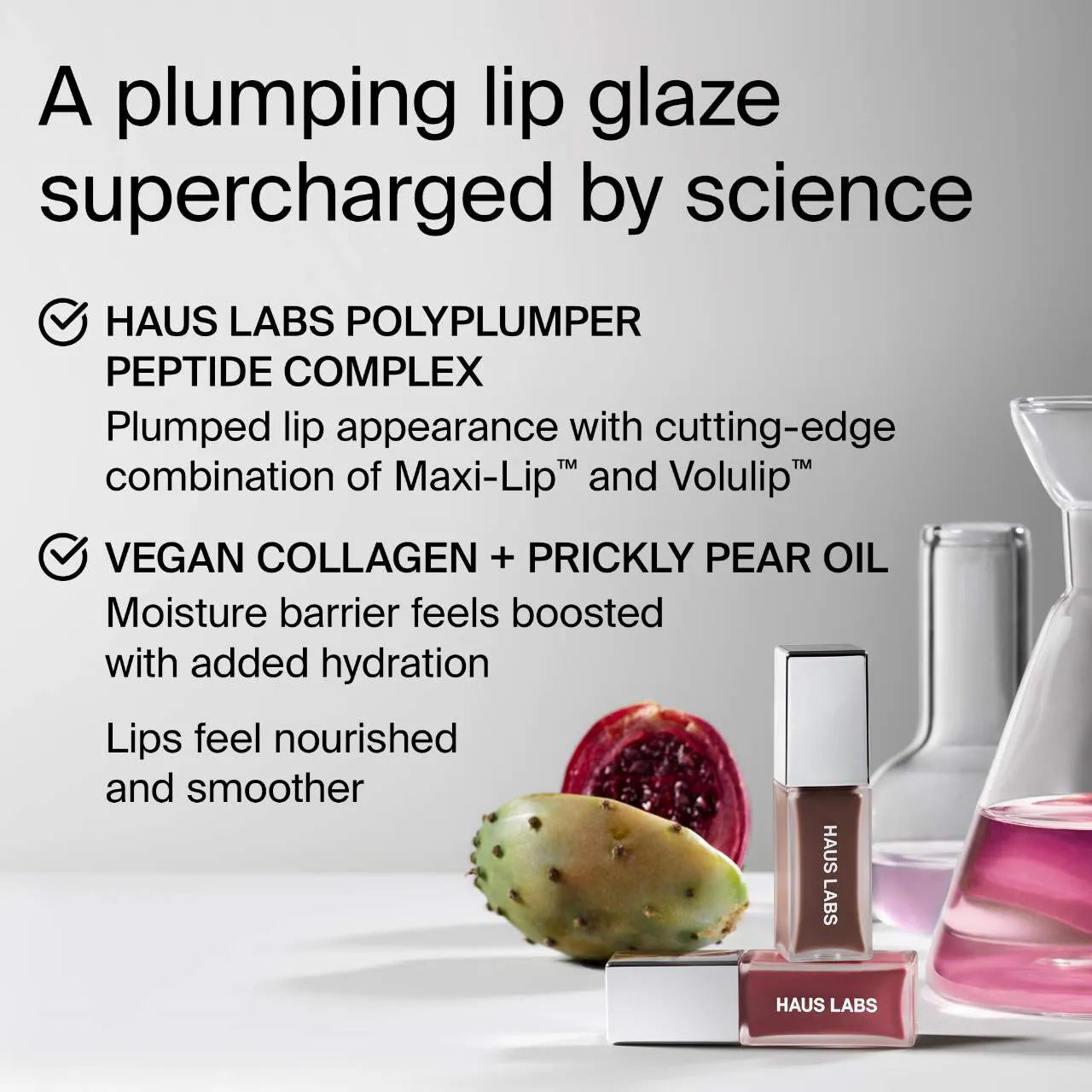 HAUS LABS BY LADY GAGA  PhD Hybrid Lip Glaze Plumping Gloss