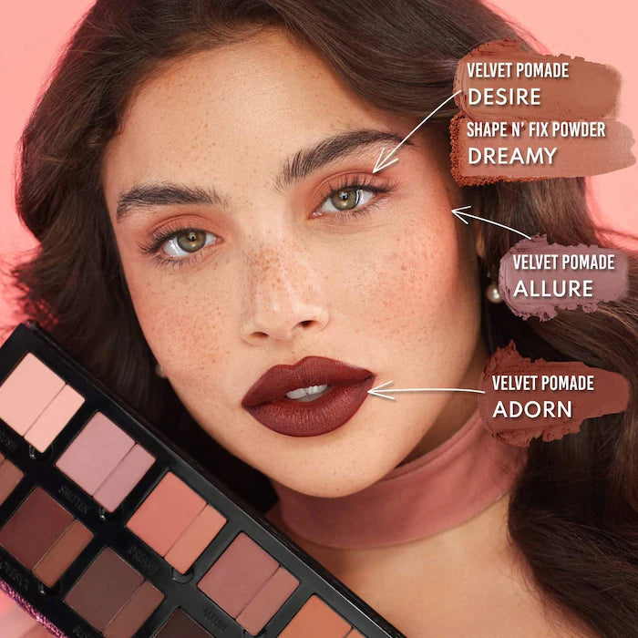 Danessa Myricks Beauty Groundwork: Blooming Romance - Palette For Eyes, Brows, Face & Lips