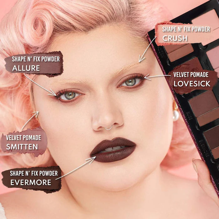 Danessa Myricks Beauty Groundwork: Blooming Romance - Palette For Eyes, Brows, Face & Lips