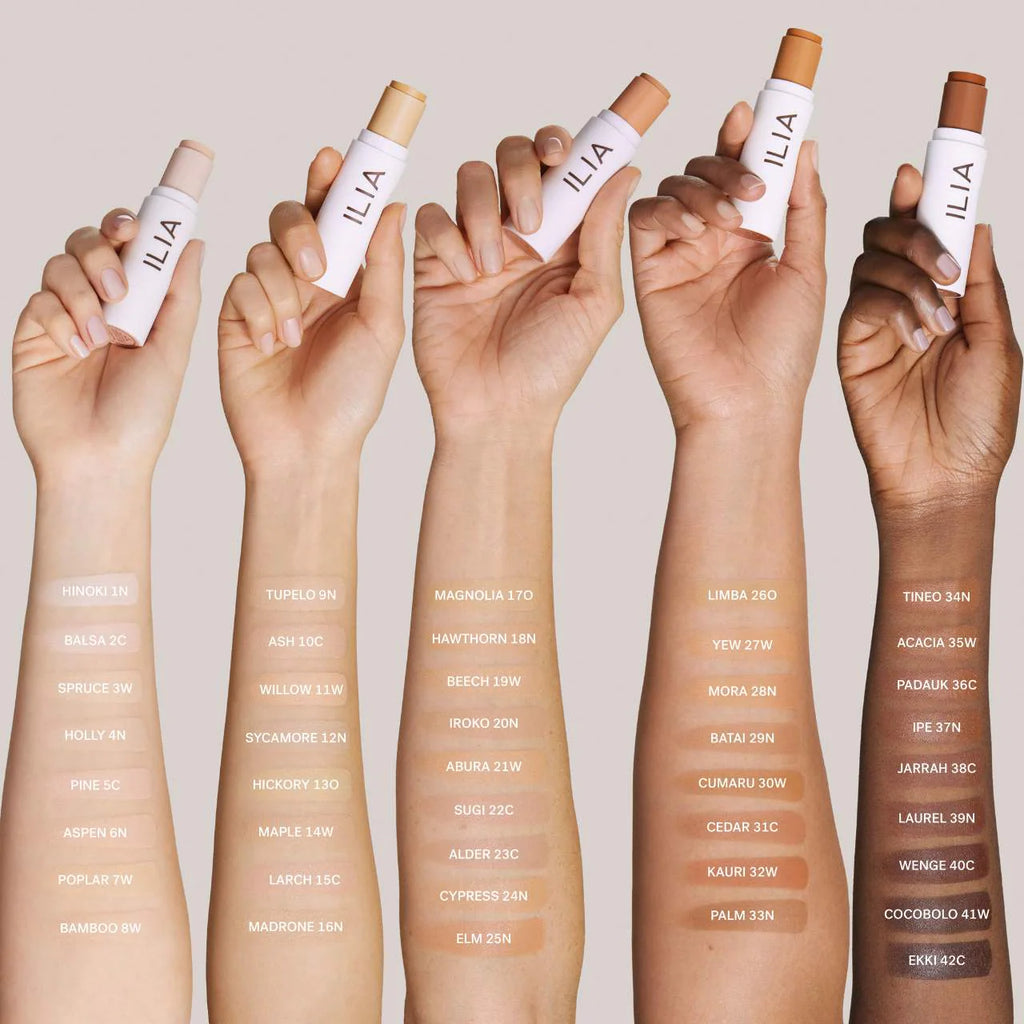 ILIA  Skin Rewind Blurring Foundation and Concealer Complexion Stick 9N Tupelo