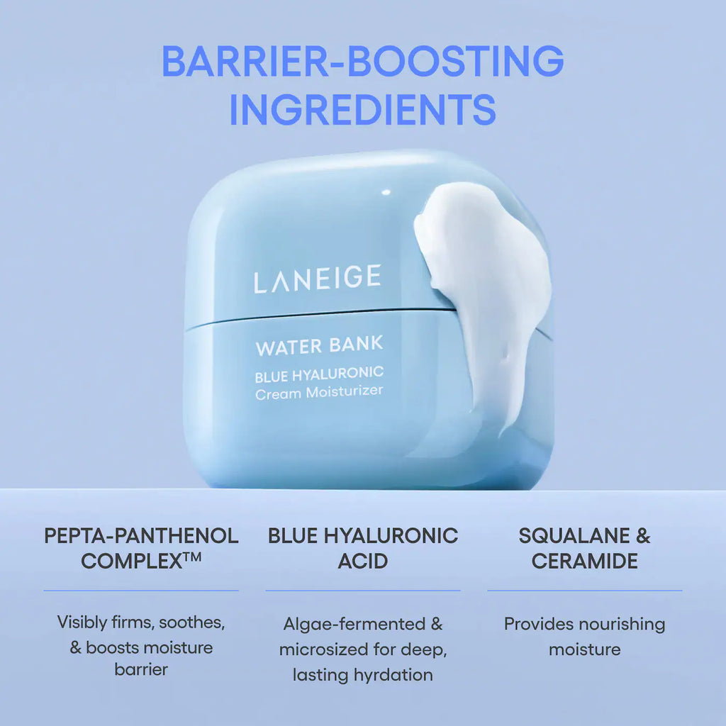 LANEIGE Water Bank Blue Hyaluronic Cream Moisturizer 20mL (SIN CAJA)