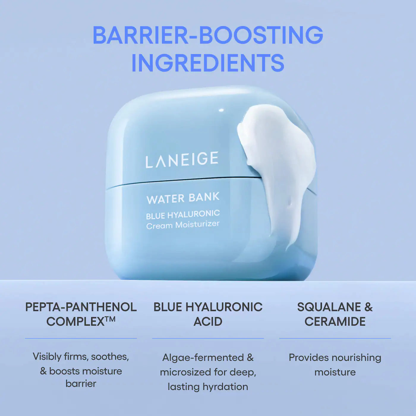LANEIGE Water Bank Blue Hyaluronic Cream Moisturizer 20mL (SIN CAJA)