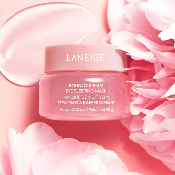 LANEIGE Bouncy & Firm Eye Brightening Sleeping Mask with Peony + Collagen Complex™