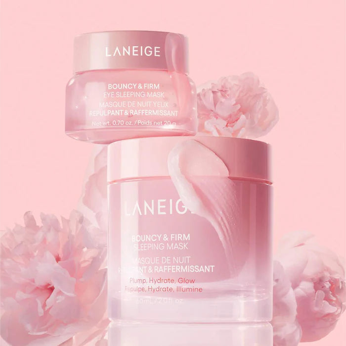 LANEIGE Bouncy & Firm Eye Brightening Sleeping Mask with Peony + Collagen Complex™