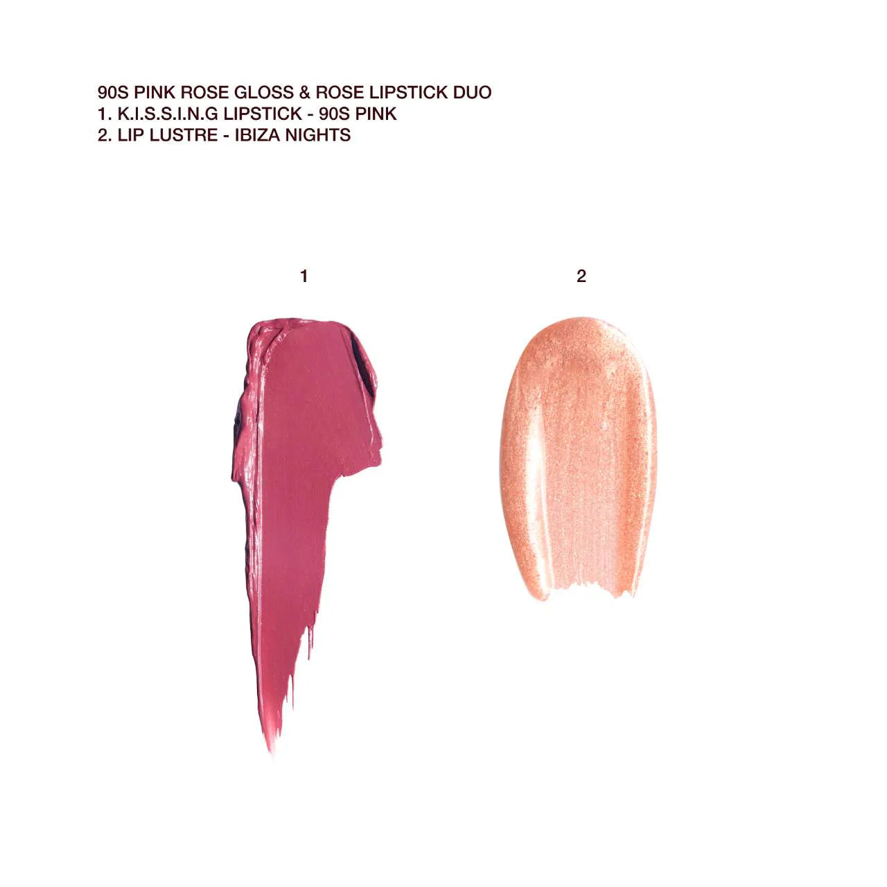 Charlotte Tilbury  K.I.S.S.I.N.G Lipstick and Lip Gloss Duos