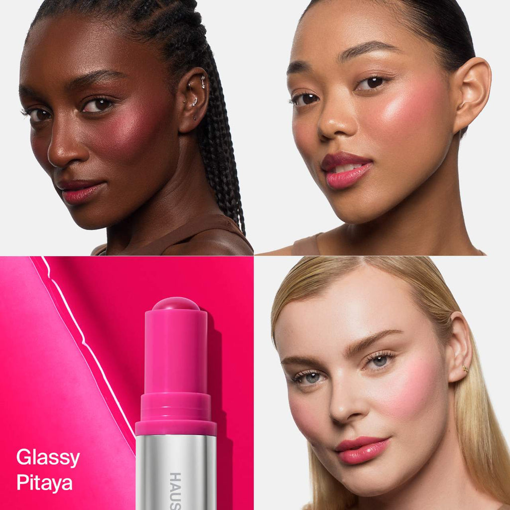 HAUS LABS BY LADY GAGA Color Fuse Longwear Hydrating Glassy Lip + Cheek Blush Balm Stick