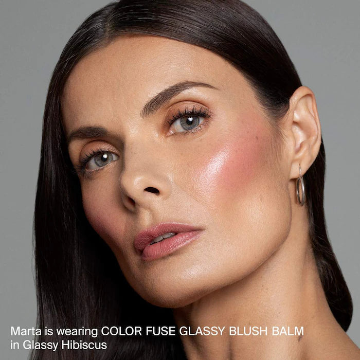 HAUS LABS BY LADY GAGA Color Fuse Longwear Hydrating Glassy Lip + Cheek Blush Balm Stick