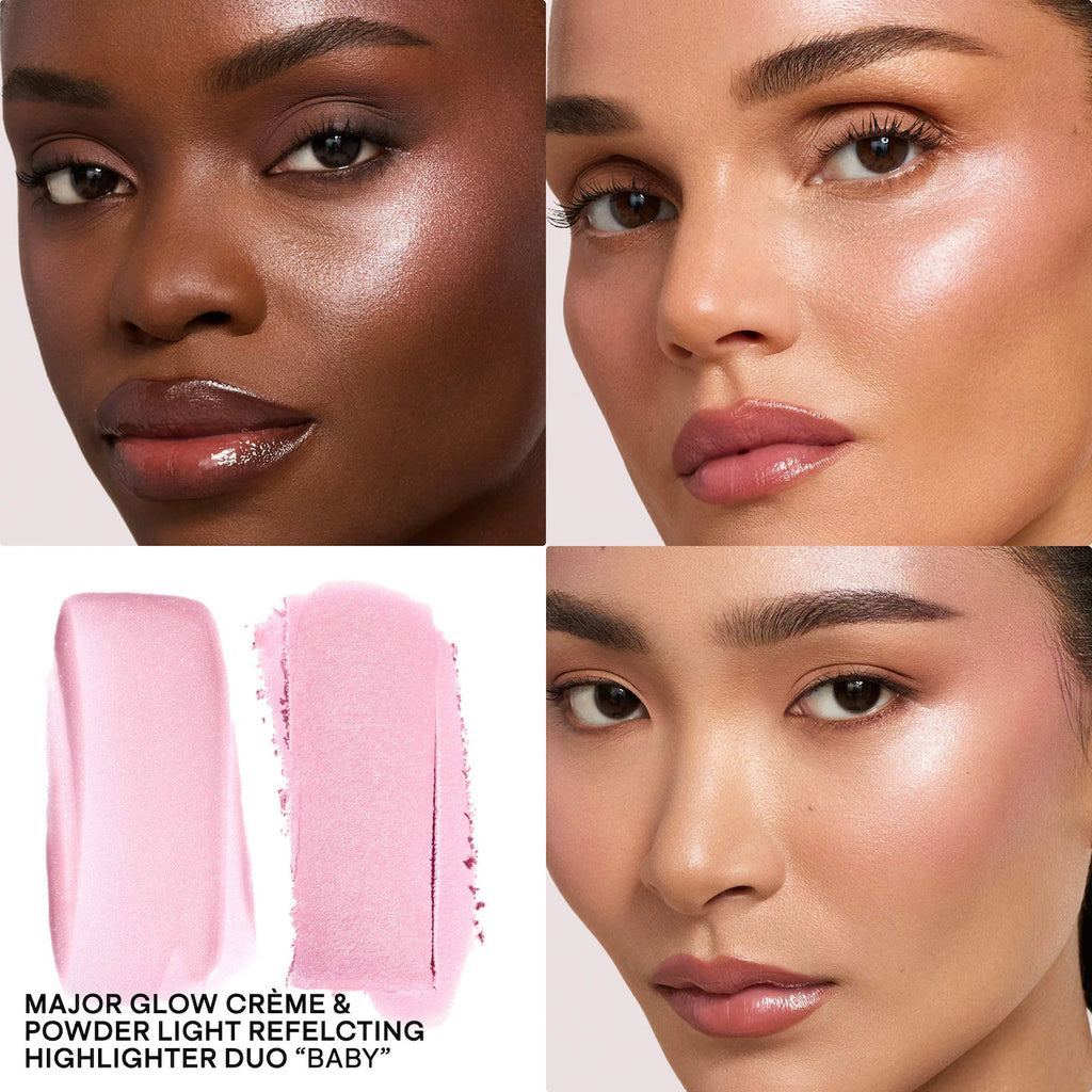 PATRICK TA Major Glow Creme & Powder Light Reflecting Translucent Highlighter Duo