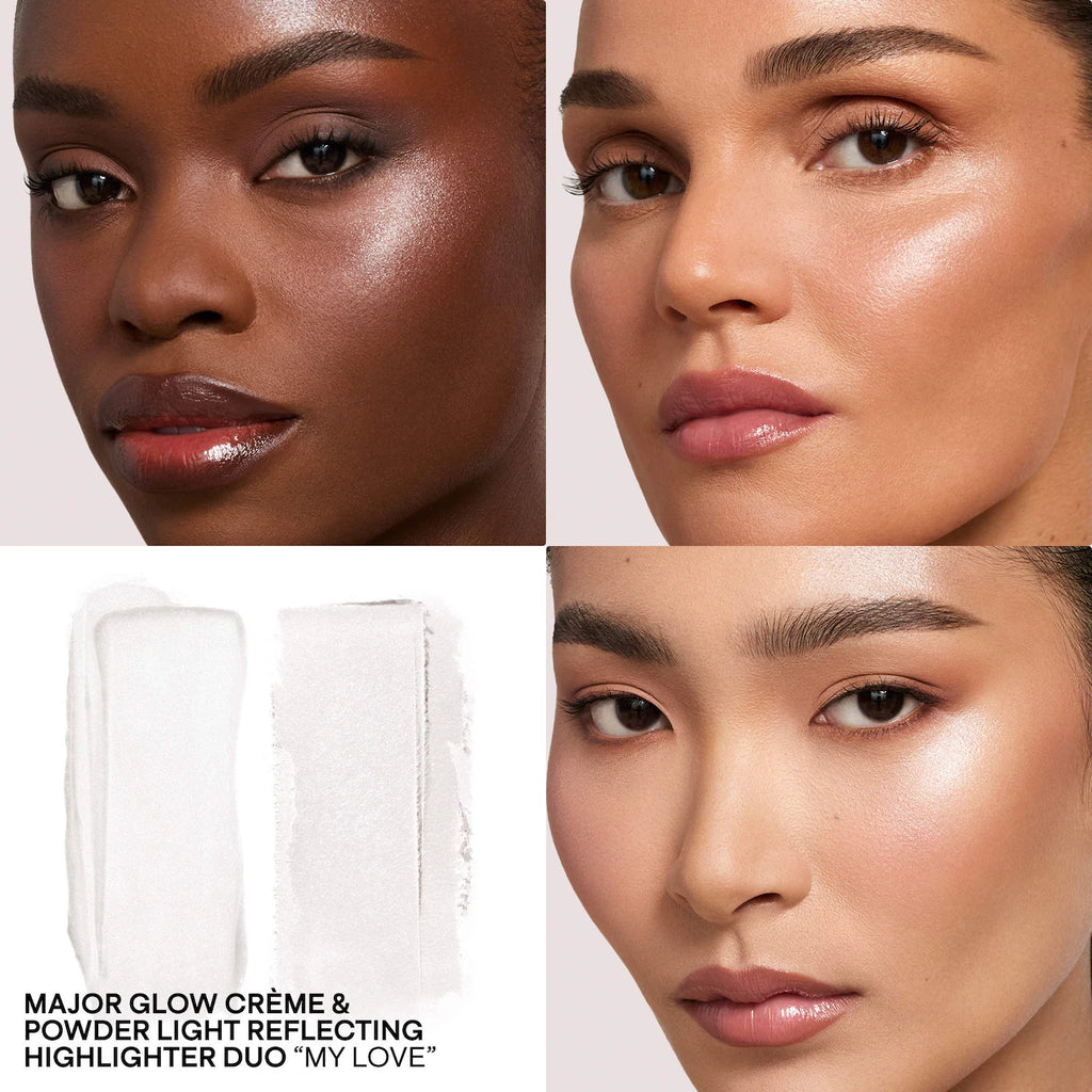 PATRICK TA Major Glow Creme & Powder Light Reflecting Translucent Highlighter Duo