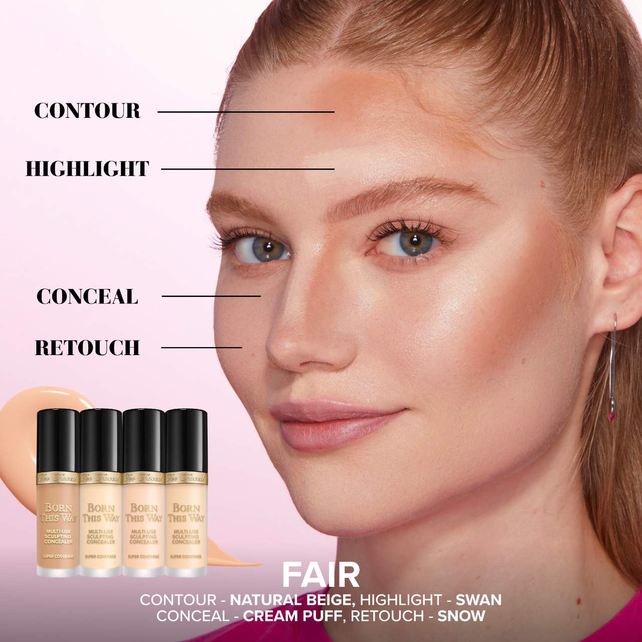 Too Faced  Born This Way Super Coverage Multi-Use Concealer with Hyaluronic Acid MINI