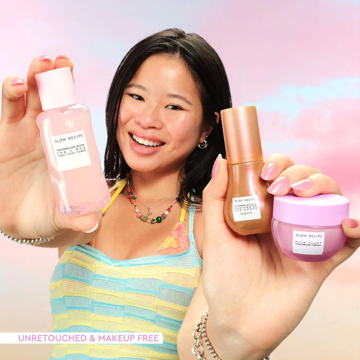 Glow Recipe Get Glowing With Me™ Kit by Katie Fang with Hue Drops Tinted Serum