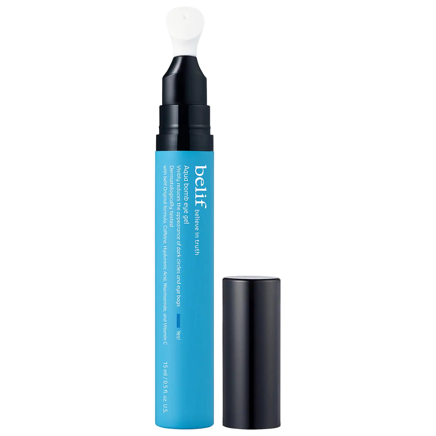belif  Aqua Bomb Depuffing Eye Gel with Caffeine + Hyaluronic Acid 15ml