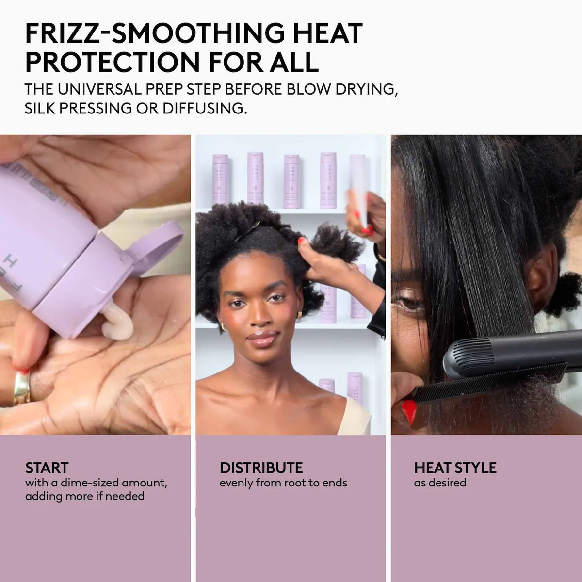 Fenty Beauty by Rihanna  The Protective Type 5-in-1 Heat Protectant Styling Cream 150 ml