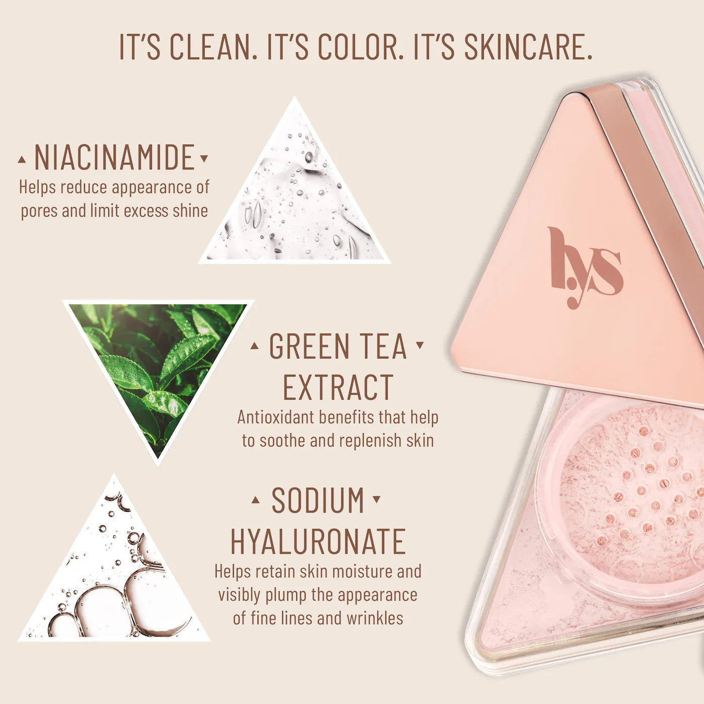 LYS Beauty  Triple Fix Loose Talc Free Translucent Setting Powder