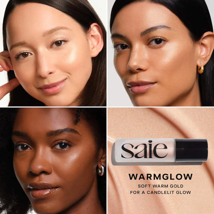Saie  Glowy Super Gel Lightweight Dewy Multipurpose Illuminator WARMGLOW