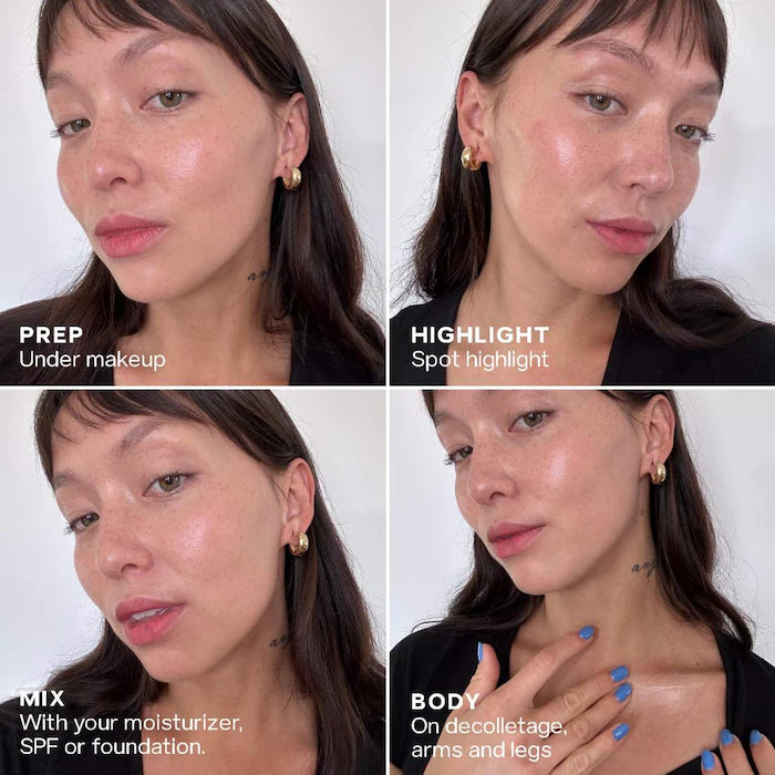 Saie  Glowy Super Gel Lightweight Dewy Multipurpose Illuminator WARMGLOW