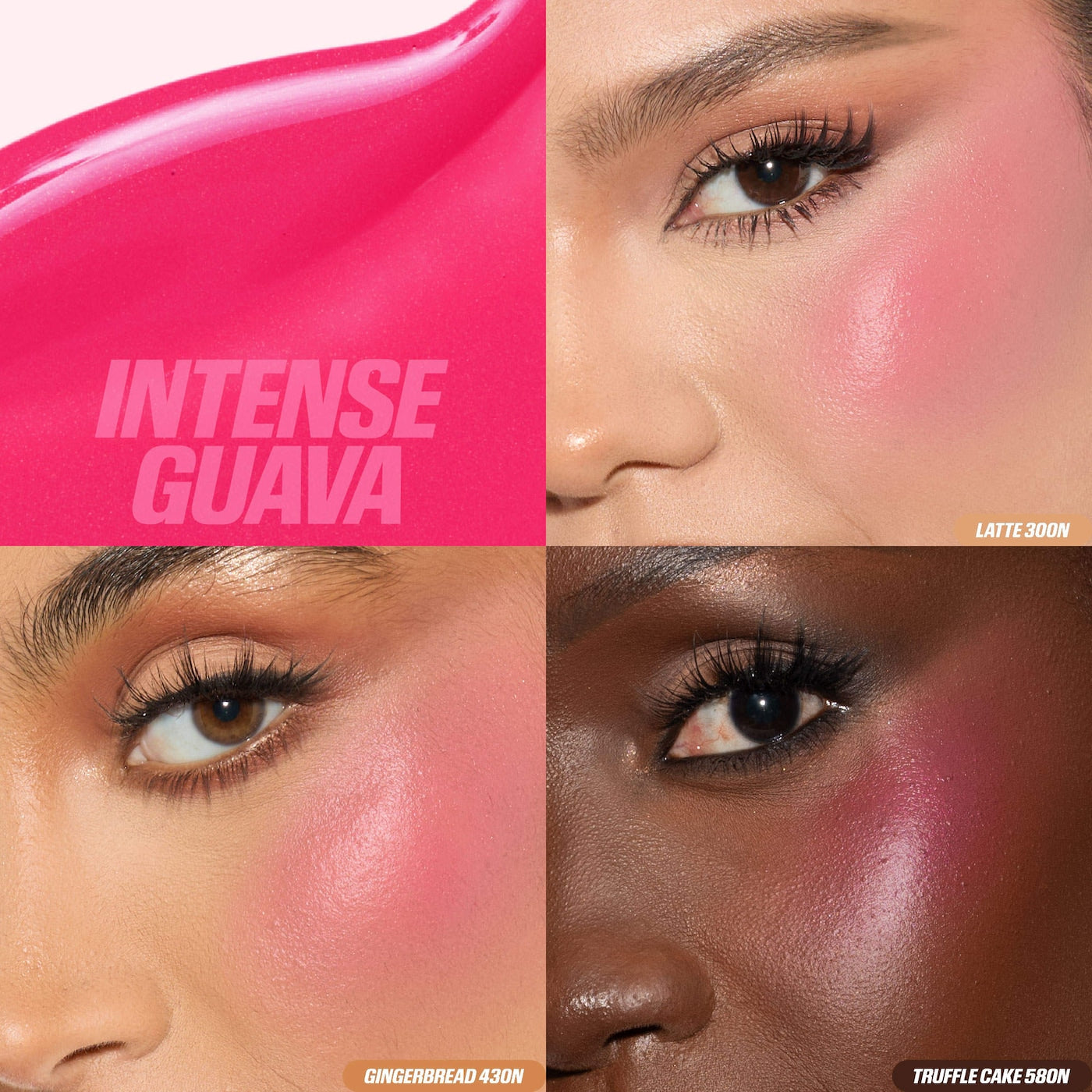 HUDA BEAUTY  Blush Filter Soft Glow Liquid Blush Intense Guava - electric pink