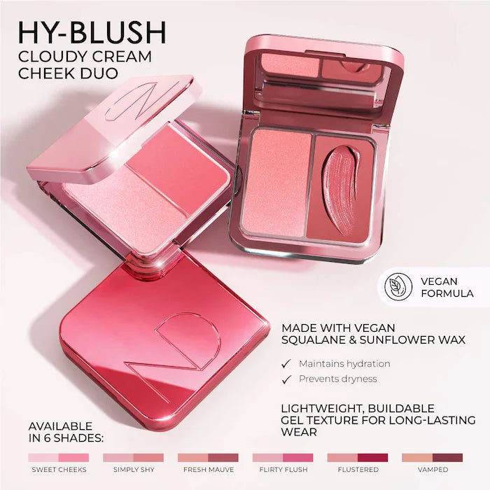NATASHA DENONA  Hy-Blush Cloudy Cream Cheek Duo