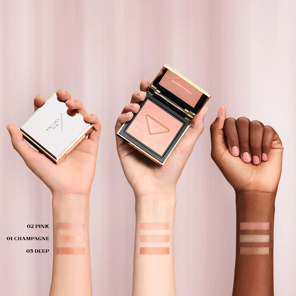 Prada Light Glowing Highlighter Powder Color: 1 - champagne