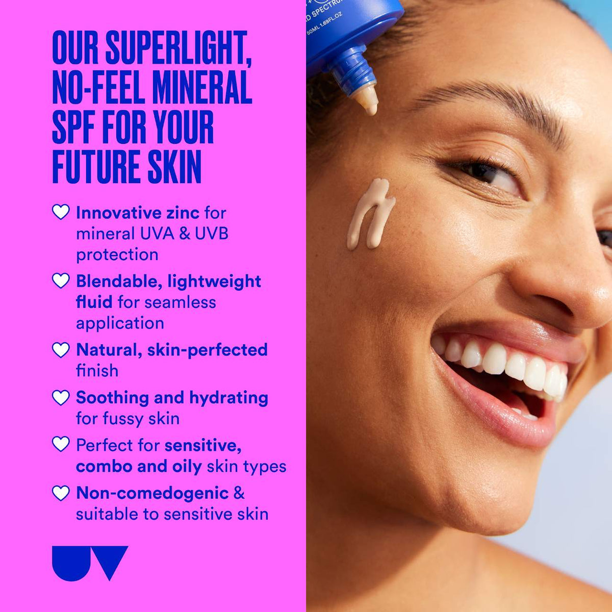 Ultra Violette  Future Screen SPF 50 Mineral Fragrance Free Facial Sunscreen Serum 15ml