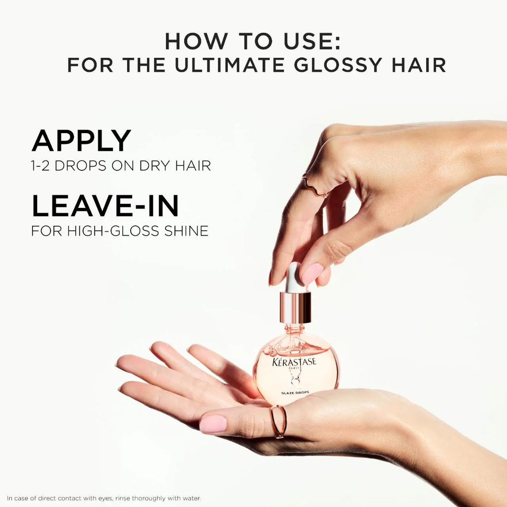 Kérastase  Gloss Absolu Glaze Drops Anti-Frizz Hair Oil 45ml