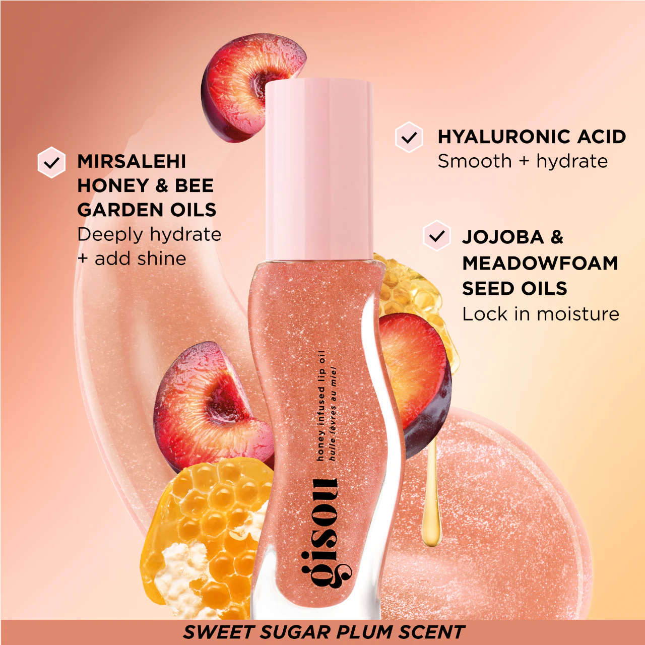 Gisou  Honey Infused Hydrating Lip Oil