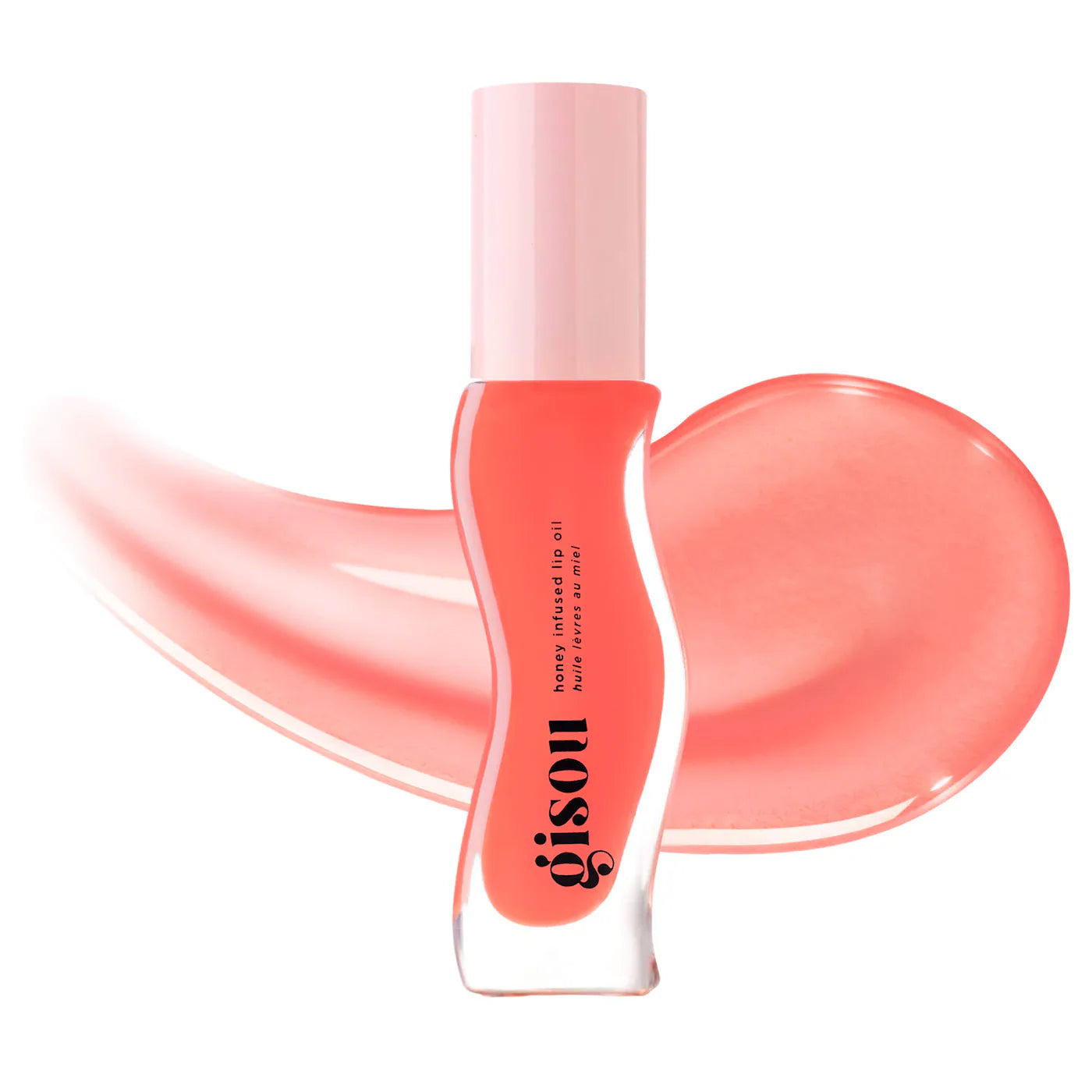 Gisou  Honey Infused Hydrating Lip Oil  Bee-llini Peach - Sheer Soft Peach