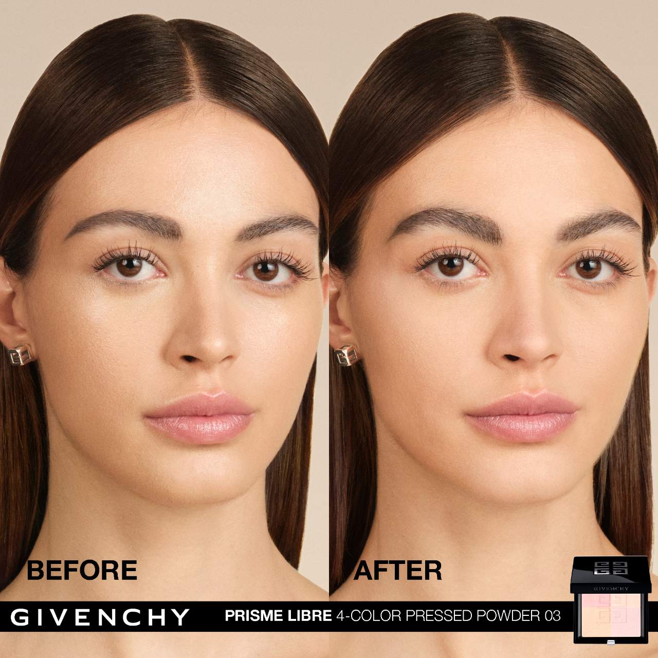 Givenchy  Prisme Libre Blurring & Color-Correcting Matte Pressed Powder