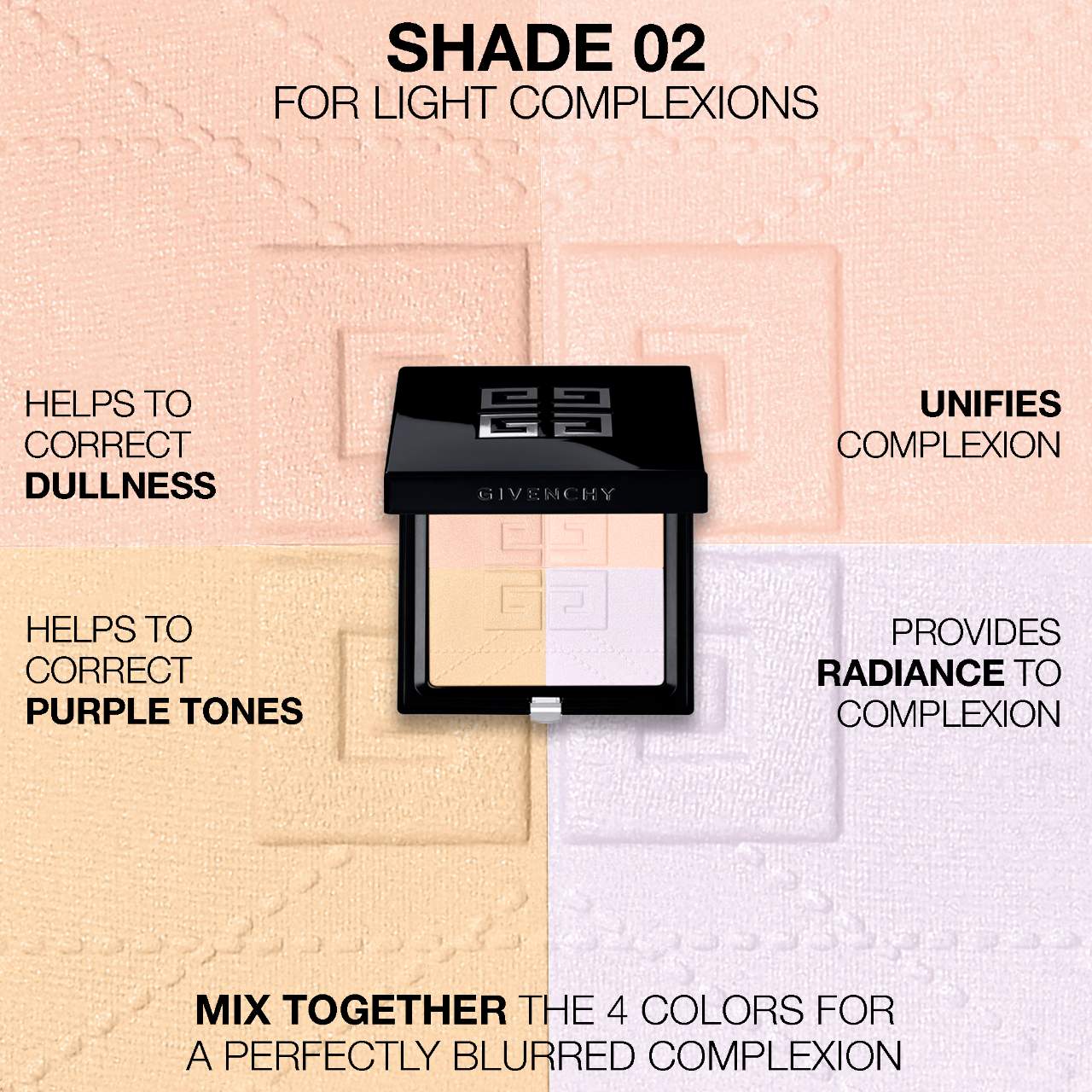 Givenchy  Prisme Libre Blurring & Color-Correcting Matte Pressed Powder