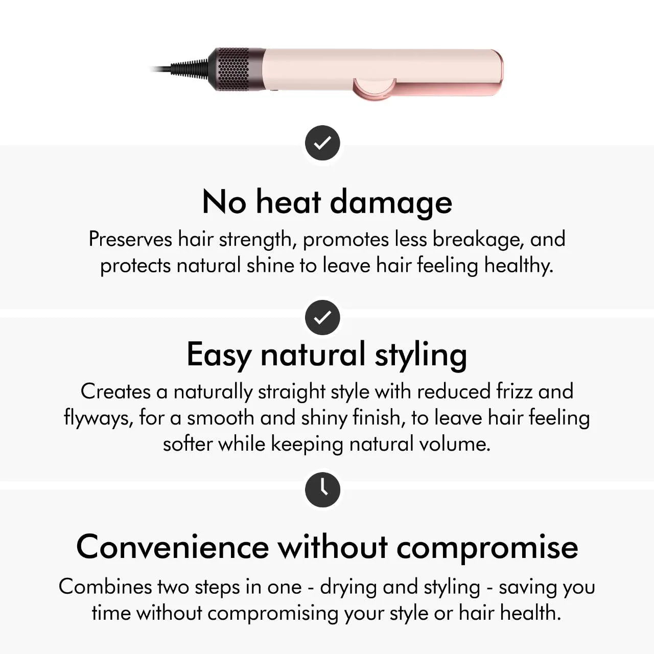 Dyson  Airstrait™ Wet-to-Dry Straightener in Ceramic Pink
