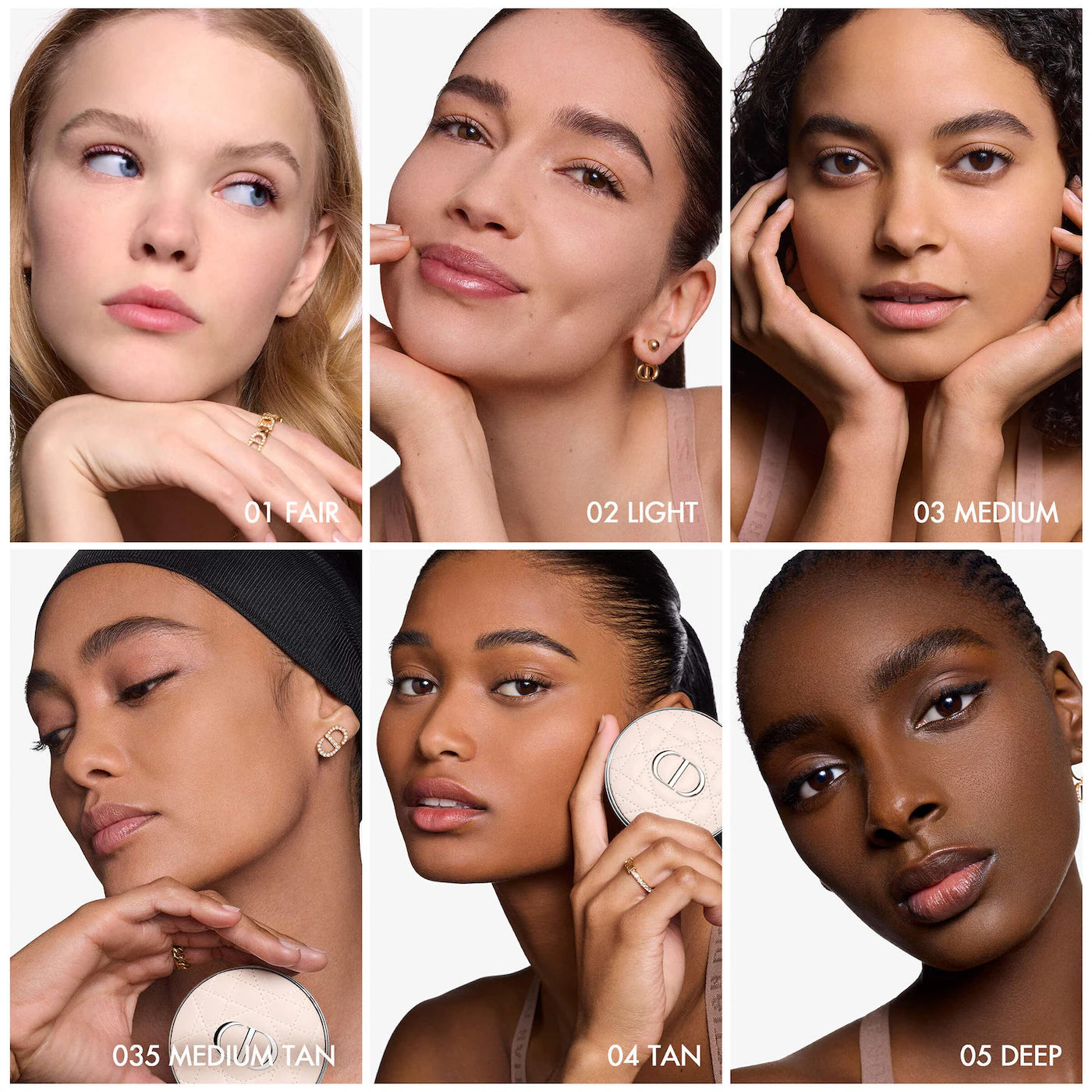 DIOR  Forever Nude Matte and Radiant Pressed Powder