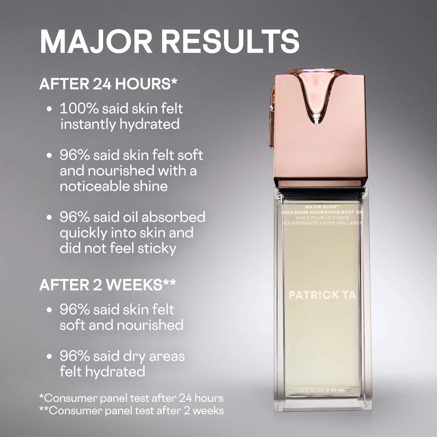 PATRICK TA  Major Glow High Shine Nourishing Body Oil