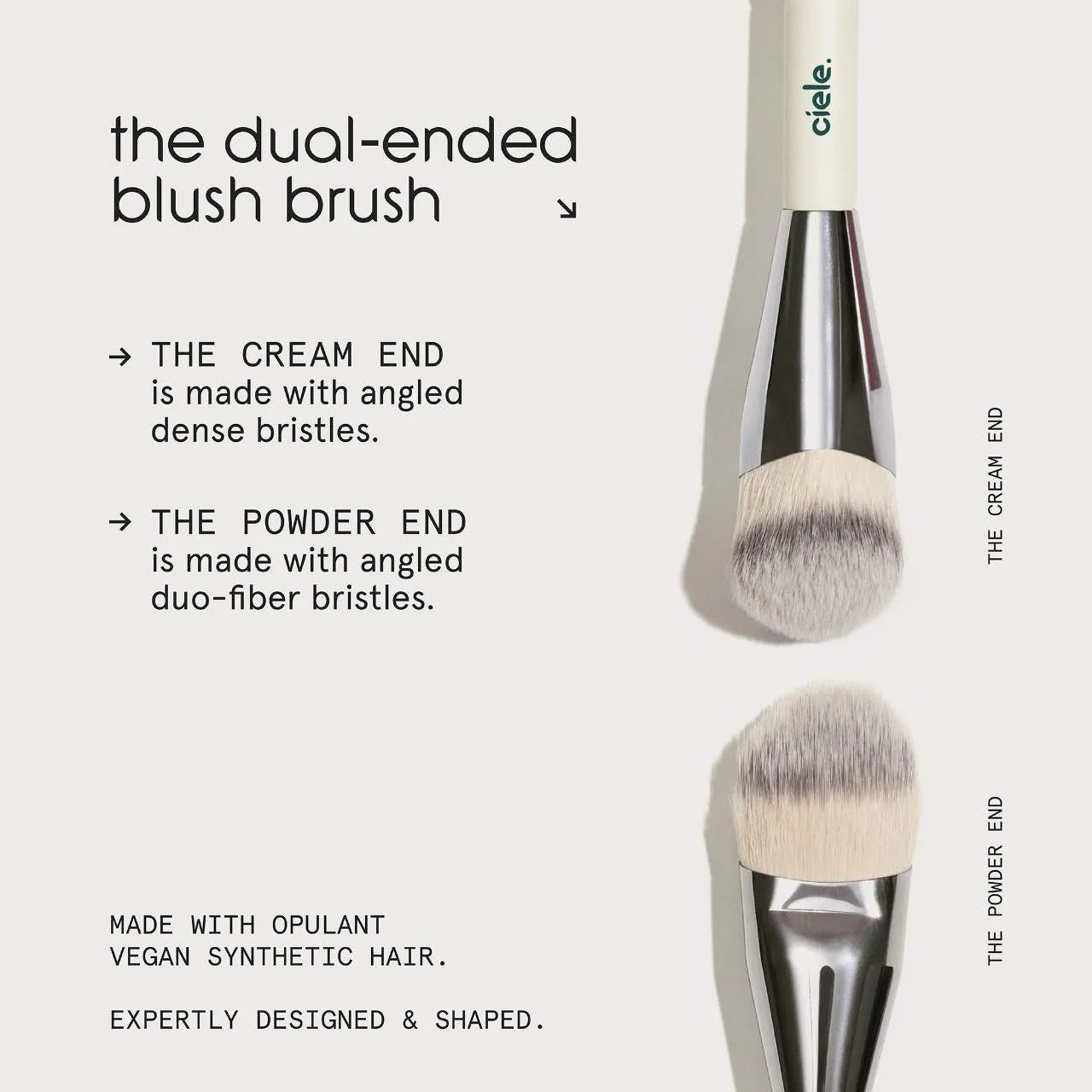 ciele  Dual-Ended Blush Brush