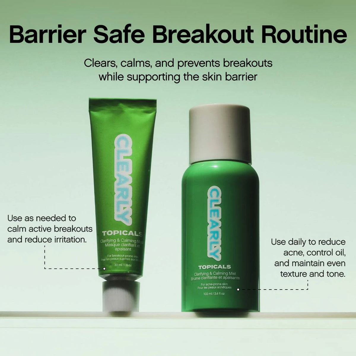 Topicals  Clearly Clarifying & Calming Mist For Acne-Prone Skin 100ML