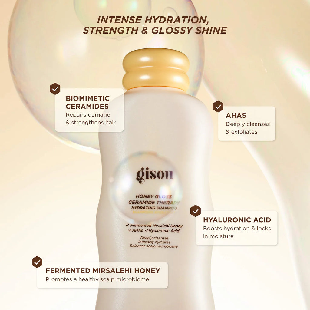 Gisou  Honey Gloss Ceramide Therapy Hydrating Shampoo