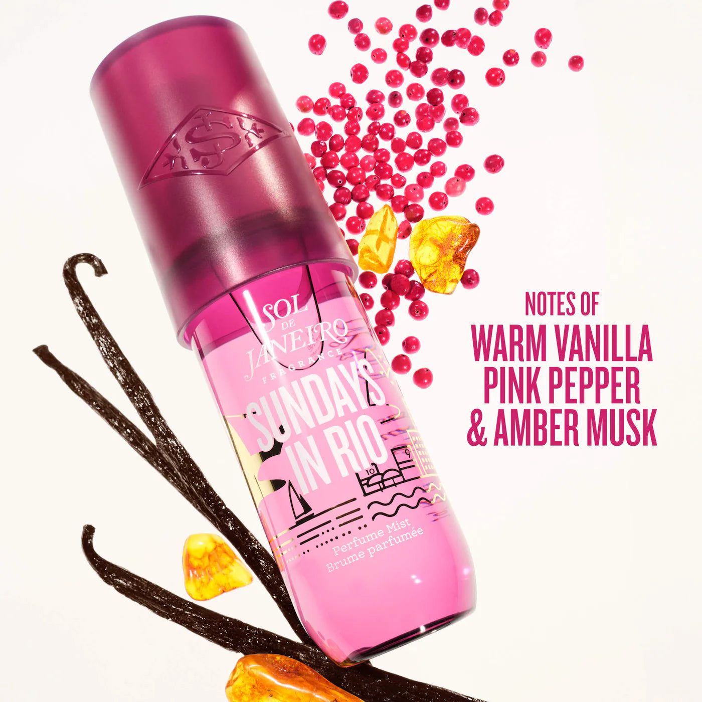 Sol de Janeiro  Sundays in Rio Warm Vanilla Hair & Body Perfume Mist