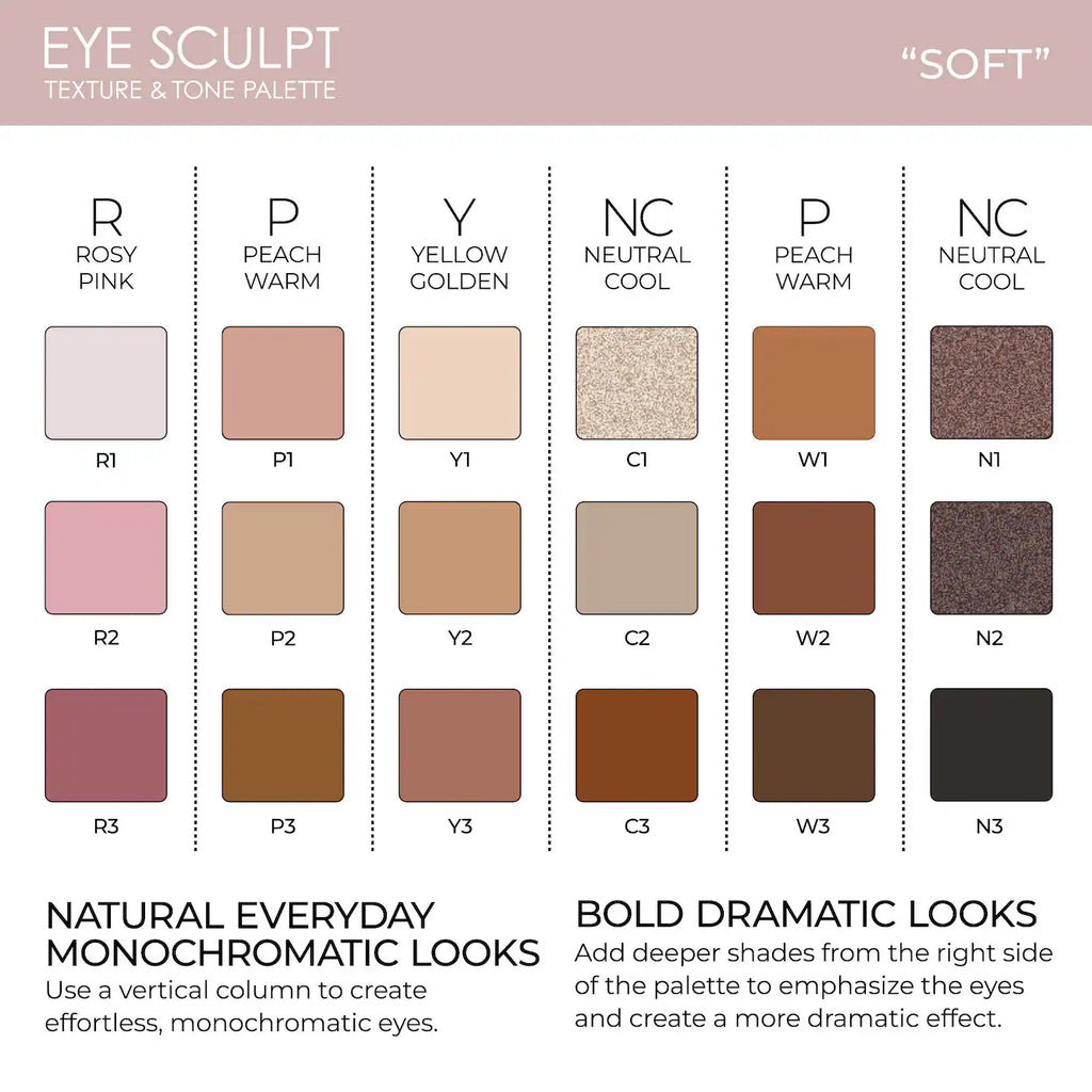 NATASHA DENONA  Eye Sculpt Texture & Tone Eyeshadow Palette