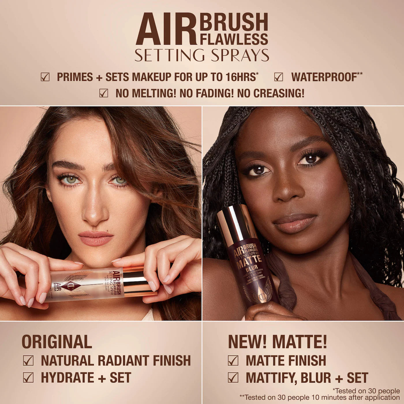 Charlotte Tilbury  Airbrush Flawless Matte Blurring & Waterproof Setting Spray