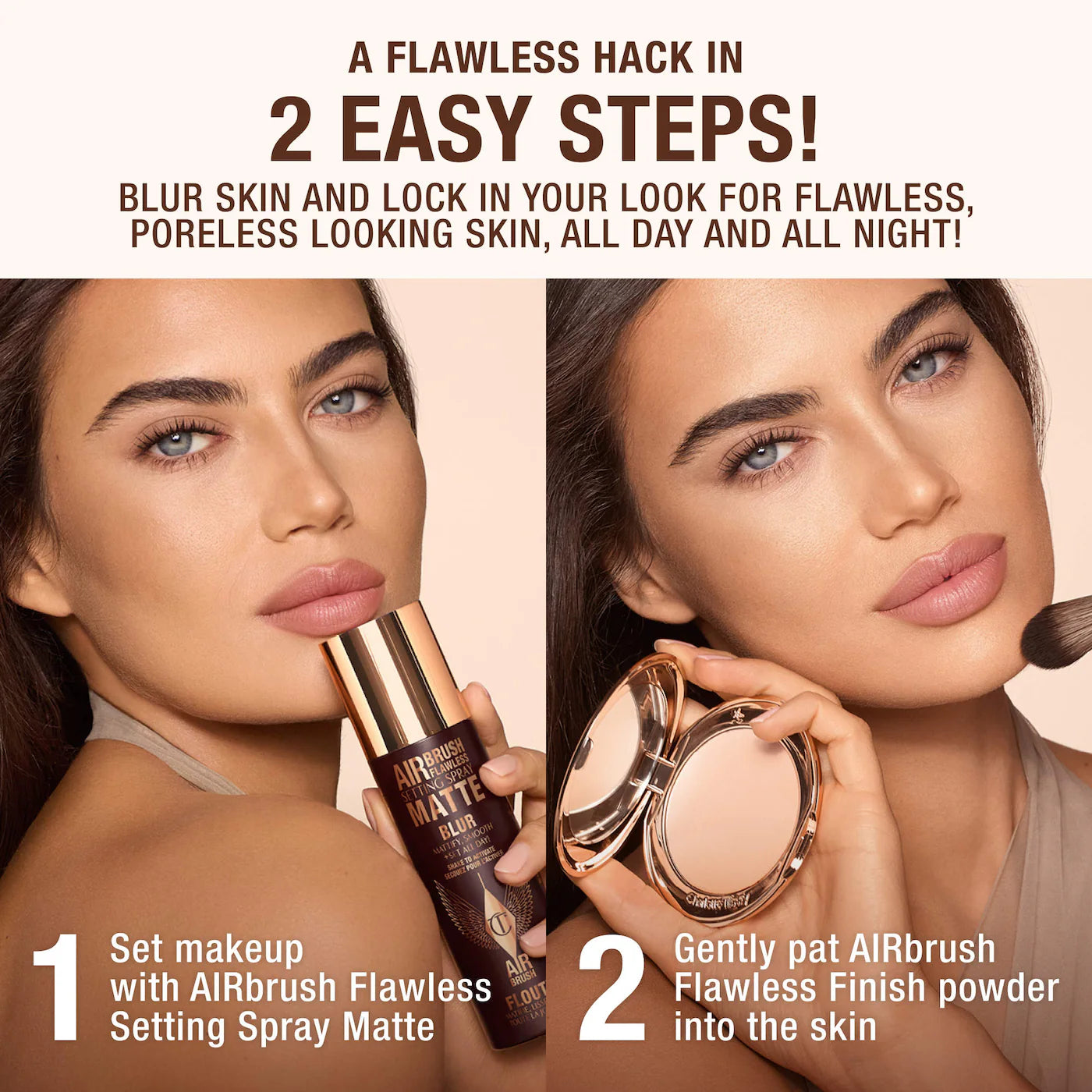 Charlotte Tilbury  Airbrush Flawless Matte Blurring & Waterproof Setting Spray