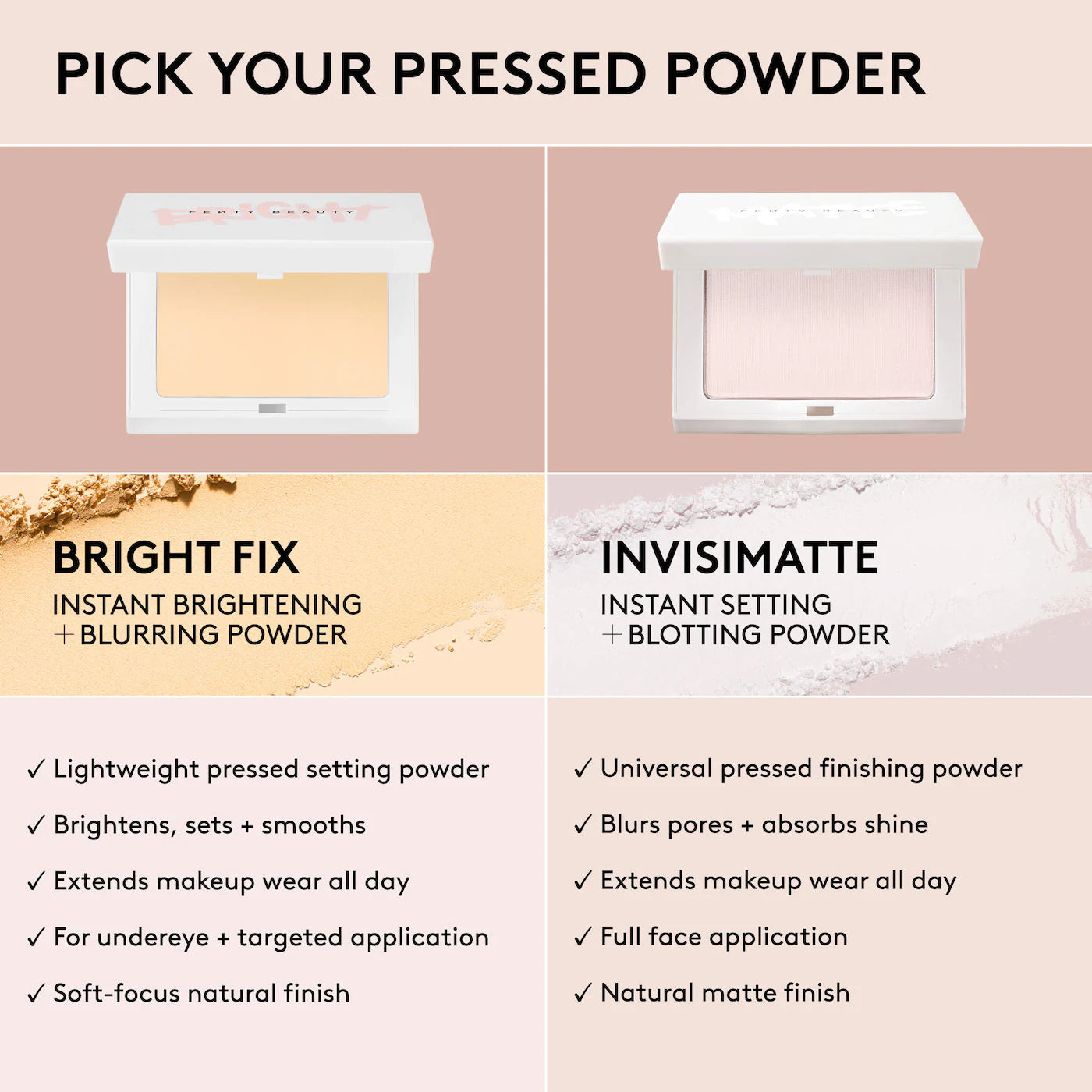Fenty Beauty by Rihanna  Bright Fix Instant Brightening + Setting Powder