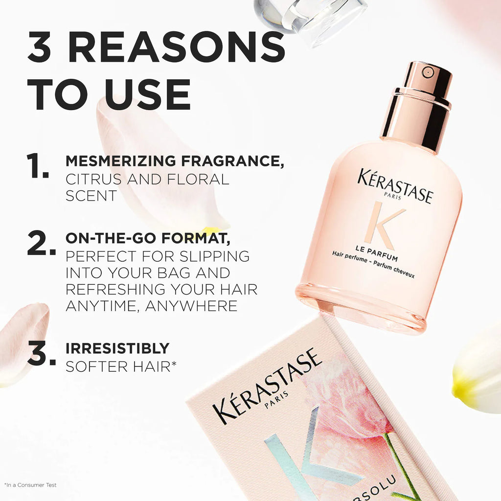 Kérastase  Gloss Absolu Hair Perfume with Citrus, Vanilla & Rose